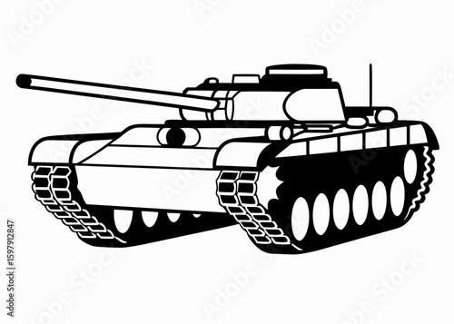 tank vector illustration