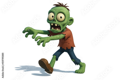 funny cartoon zombie