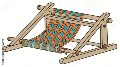 Explore weaving loom craft diy project for textile art and handmade fabric design with wood frame and colorful threads