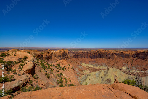 Obraz na plátně Upheaval Dome in Canyonlands National Park in Utah.
