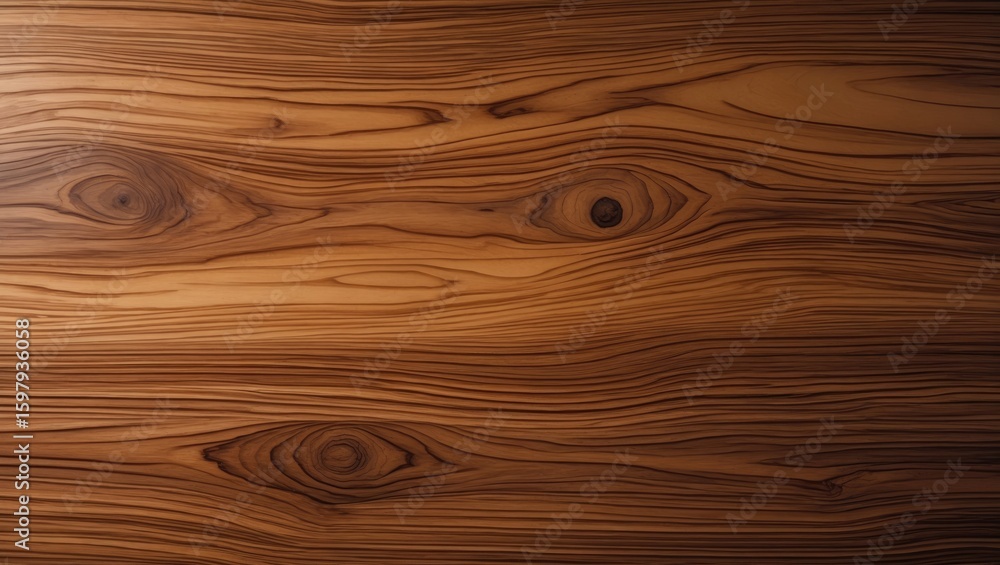 Obraz premium Close-up of wooden surface with natural grain patterns and knots.