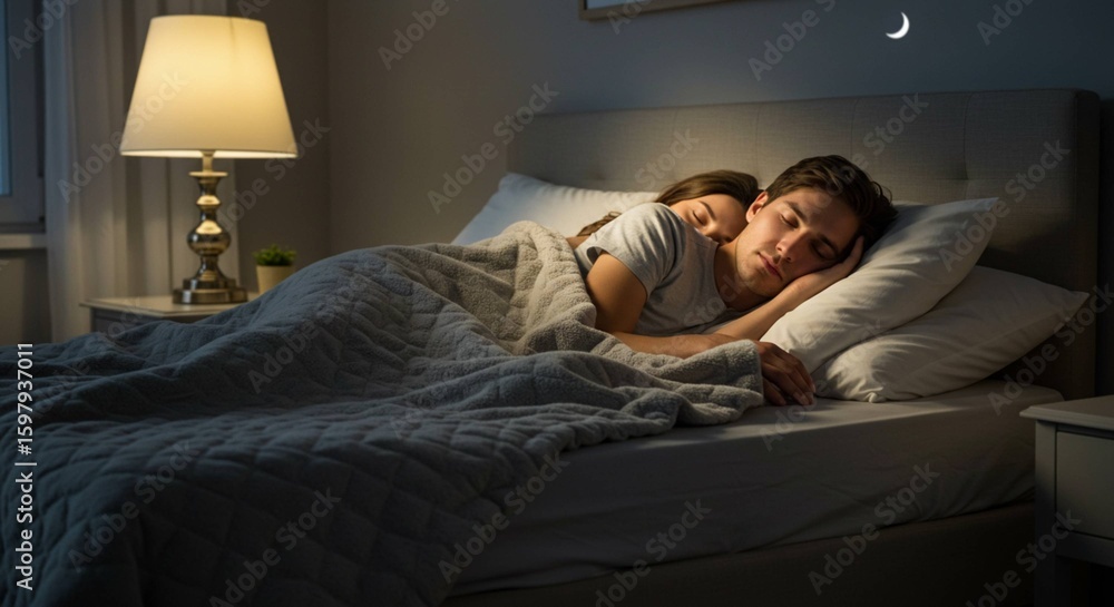 Fototapeta premium couple sleeping