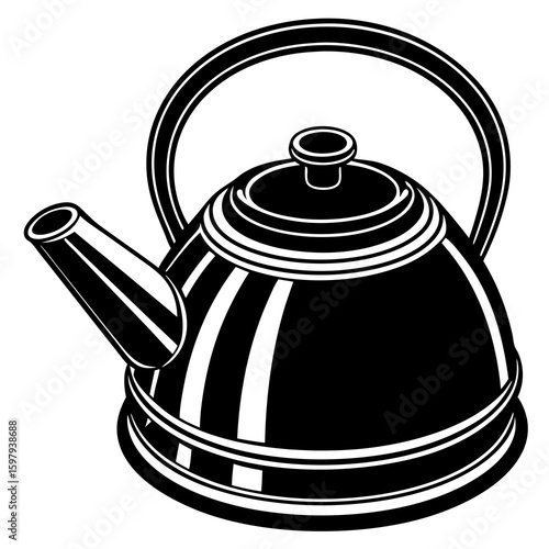 teapot vector illustration