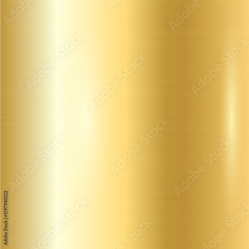 Brushed gold metallic texture with vertical gradient lines