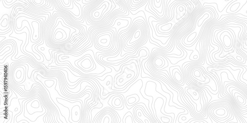 "Contemporary Abstract Topography and Geometric Line Patterns: A Detailed Sea Map Design with Striking Grid Structures on a Crisp White Canvas"