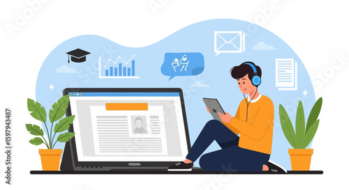 Engaging Online Learning Experience With Modern Digital Technologies And Comfortable Environment