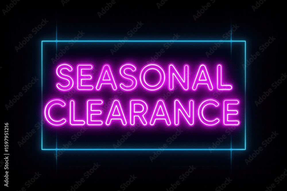 Obraz premium Neon sign with bright pink text 