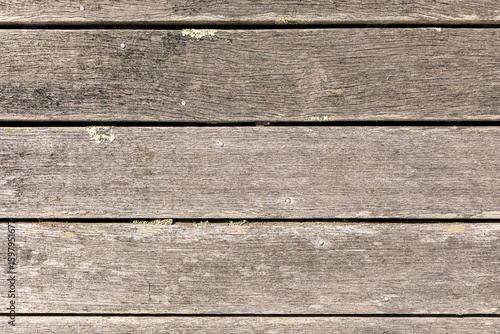 Weathered wood planks