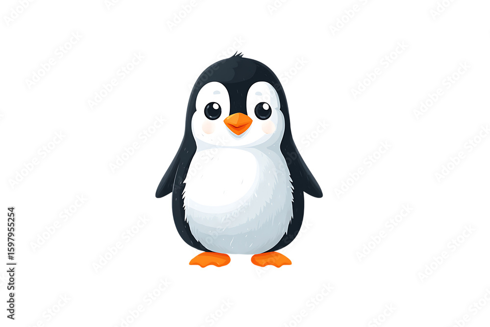 Fototapeta premium Adorable baby penguin!