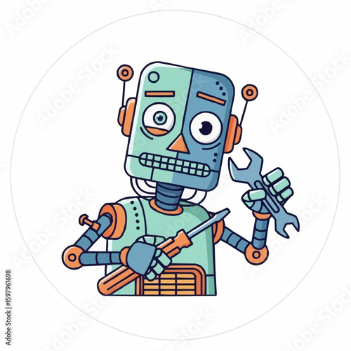 funny cartoon android