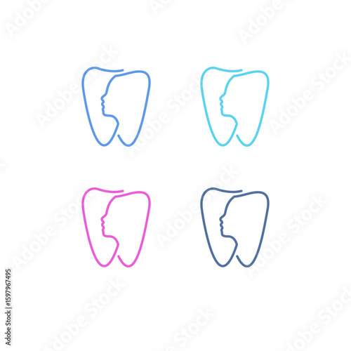 Dental Clinic, Dentist Tooth Logo Sign Symbol
