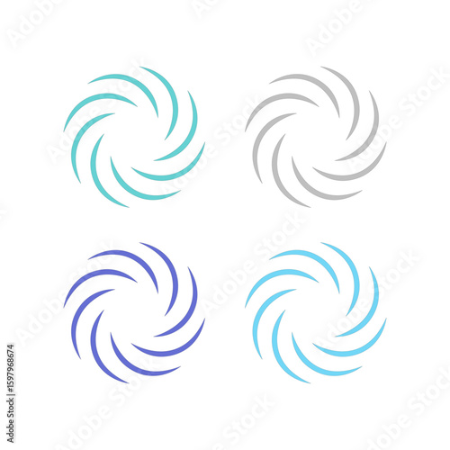 WATER SPLASH SIGN SYMBOL LOGO VECTOR
