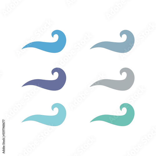 WATER SPLASH SIGN SYMBOL LOGO VECTOR
