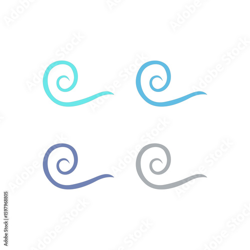 WATER SPLASH SIGN SYMBOL LOGO VECTOR
