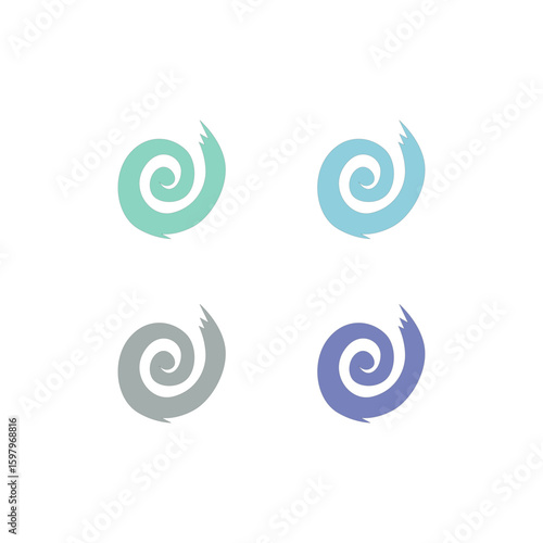 WATER SPLASH SIGN SYMBOL LOGO VECTOR
