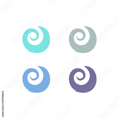 WATER SPLASH SIGN SYMBOL LOGO VECTOR
