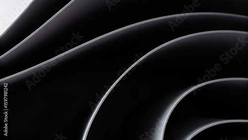Black and white 4k texture. Minimal clean modern wallpaper. Perfect background with abstract fluid shapes. 