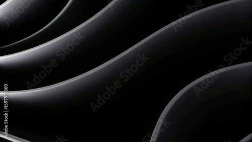 Black and white 4k texture. Minimal clean modern wallpaper. Perfect background with abstract fluid shapes. 