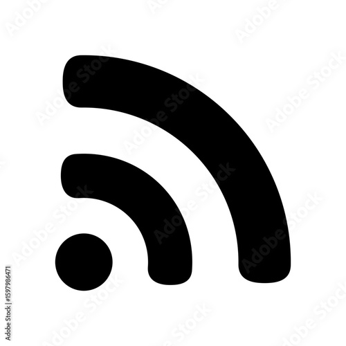 RSS Feed News Content Fill Icon
