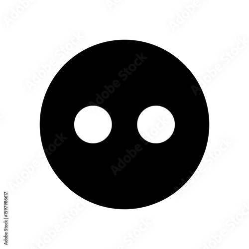 Flickr Photo Sharing Platform Fill Icon