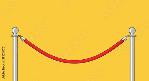 Premium access velvet rope barrier stanchion posts with elegant red rope for vip events crowd control and queue management applications