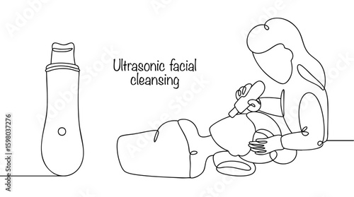 Ultrasonic facial cleansing