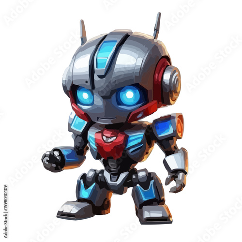 blue screen robot android
