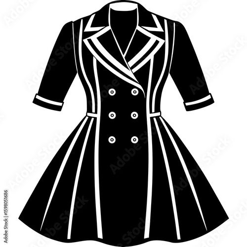 elegant dress on a mannequin