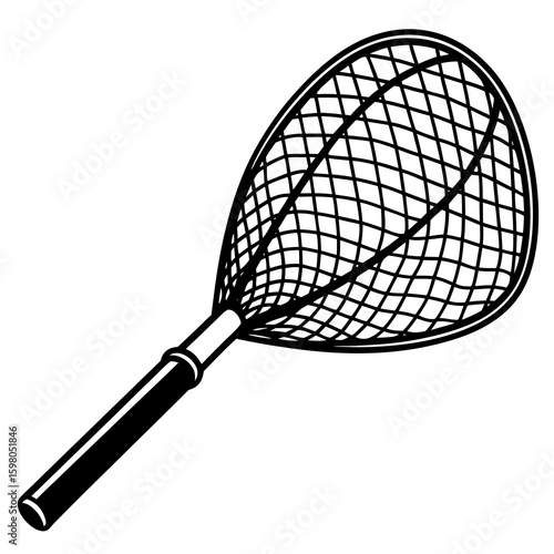 tennis racket and ball