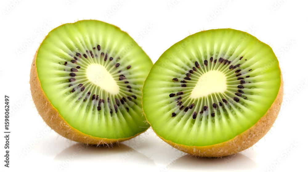 Fototapeta premium Perfectly Halved Kiwis 