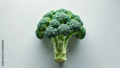 Wallpaper Mural Broccoli vegetable on white background. Torontodigital.ca