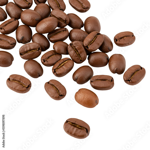 Photo of Coffee Beans on Black Background