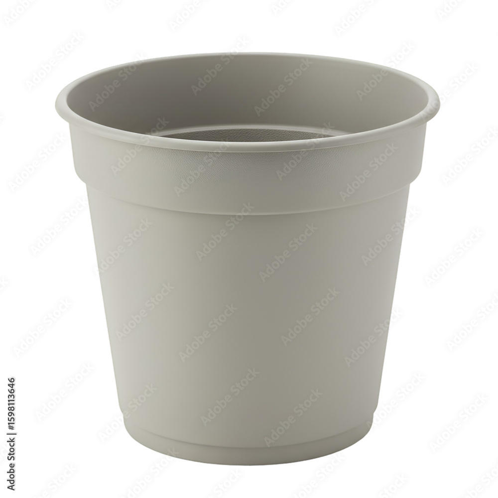 Illustration of a Beige Planter Pot Isolated on Black Background Illustration of a Beige Planter Pot Isolated on Black Background