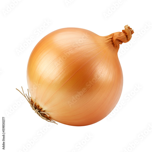 Wallpaper Mural Photo of a Whole Yellow Onion Isolated on Black Background Torontodigital.ca