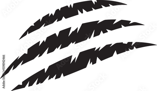Aggressive Claw Marks Graphic