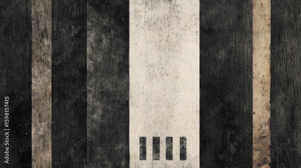 Naklejka premium Textured vertical stripe background