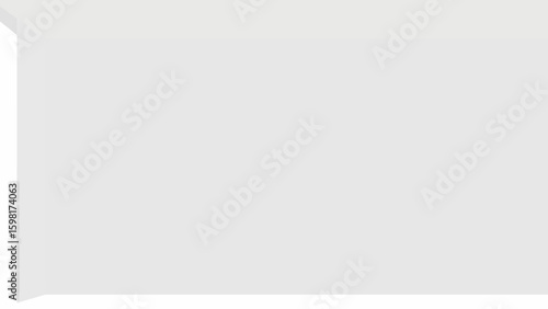 Minimalist Empty White Room with Natural Lighting - Modern Interior Design Background