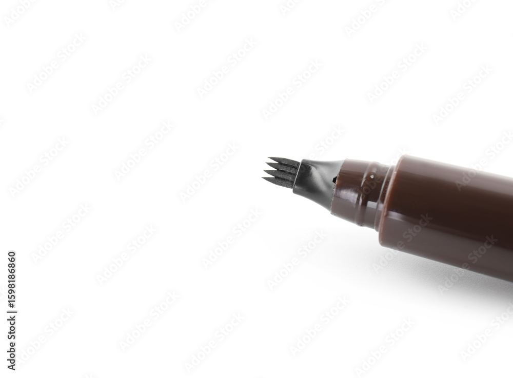 Fototapeta premium One liquid eyebrow pencil isolated on white