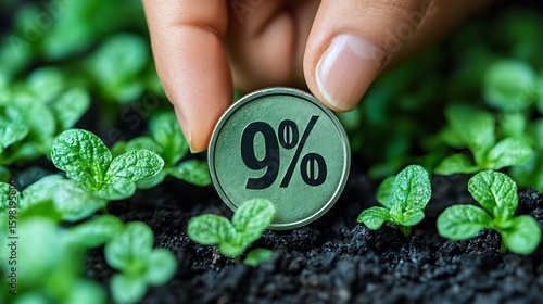 Nine percent investment in seedlings.