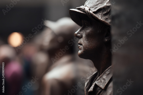 poignant tribute to vietnam war veterans day showcasing solemnity and reverence of memorials dedicated to heroes