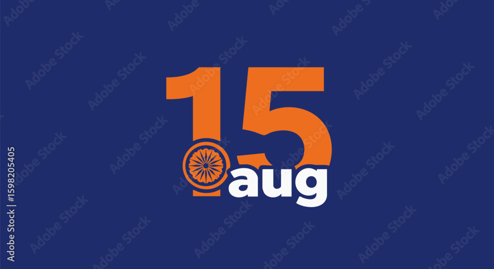 Obraz premium India Independence Day (15 August) - Variation