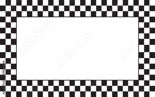  checker border frame