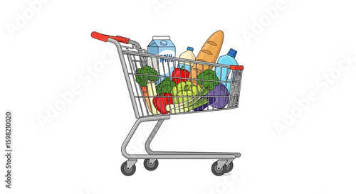 Full Grocery Cart