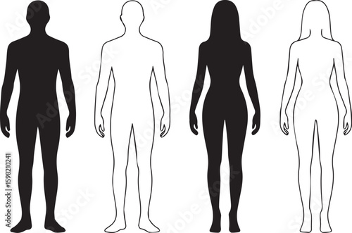 isolated   man woman dummy Vector , man woman dummy Silhouette,  man woman dummy icon  man woman dummy symbol, man woman dummy Vector illustration, Vector Graphic, EPS 10 png ideal for use in apps web