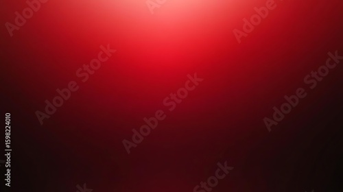 Dark Red Gradient Background with Light, Great for Text Overlays