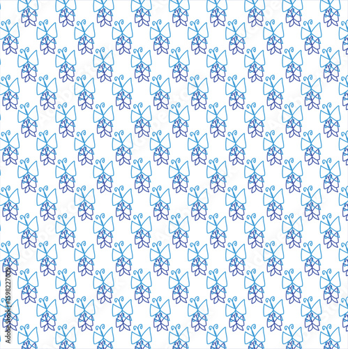 seamless pattern with snowflakes