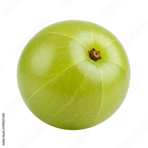 Photorealistic Indian Gooseberry on Transparent Background