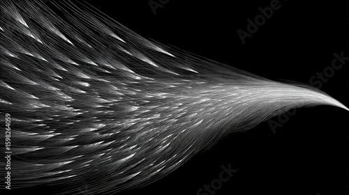 Abstract Spraying Motion Graphic Design