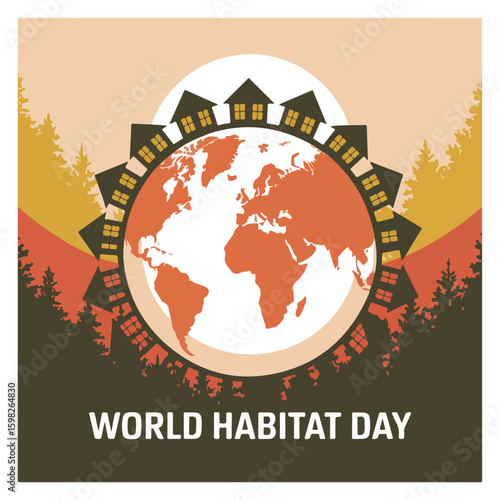 World Habitat Day Observation Poster