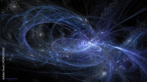 Abstract Space Galaxy Nebula Design